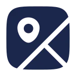 Streets Map Point SVG Icon